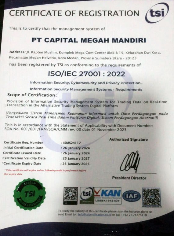 Sertifikasi ISO 27001:2022